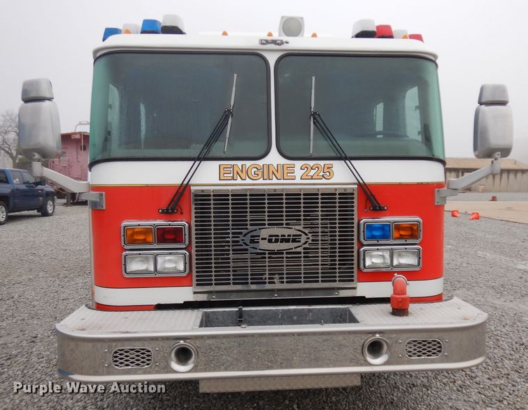 image for item ER9976 1997 Emergency One pumper fire truck