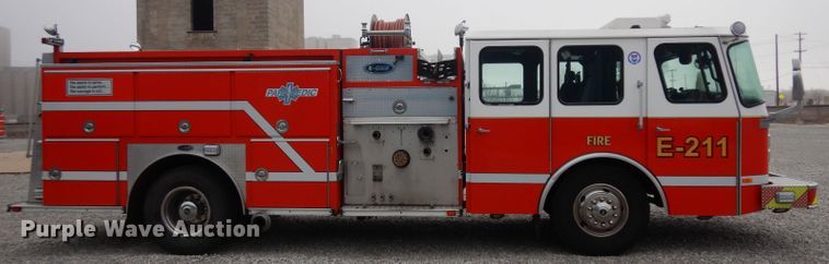 image for item ER9977 1999 Emergency One pumper fire truck