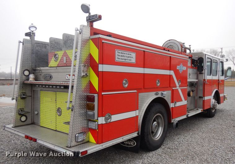 image for item ER9977 1999 Emergency One pumper fire truck