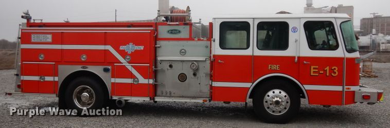 image for item ER9978 2000 Emergency One pumper fire truck