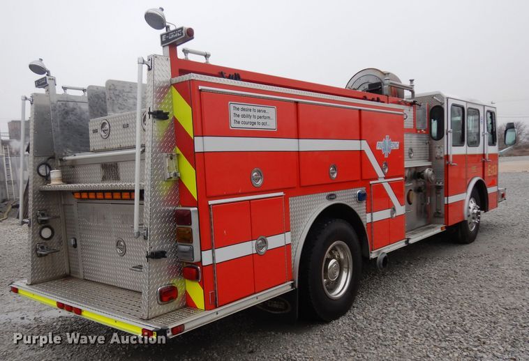 image for item ER9978 2000 Emergency One pumper fire truck