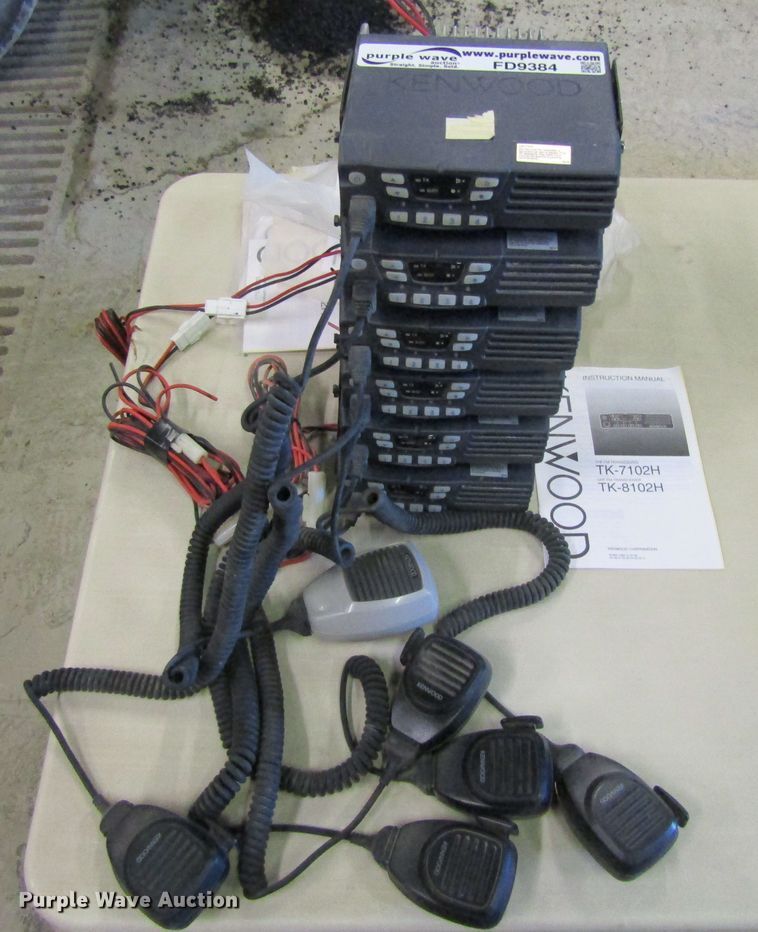 image for item FD9384 (6) Kenwood TK-7102H two way radios
