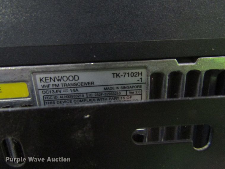 image for item FD9384 (6) Kenwood TK-7102H two way radios