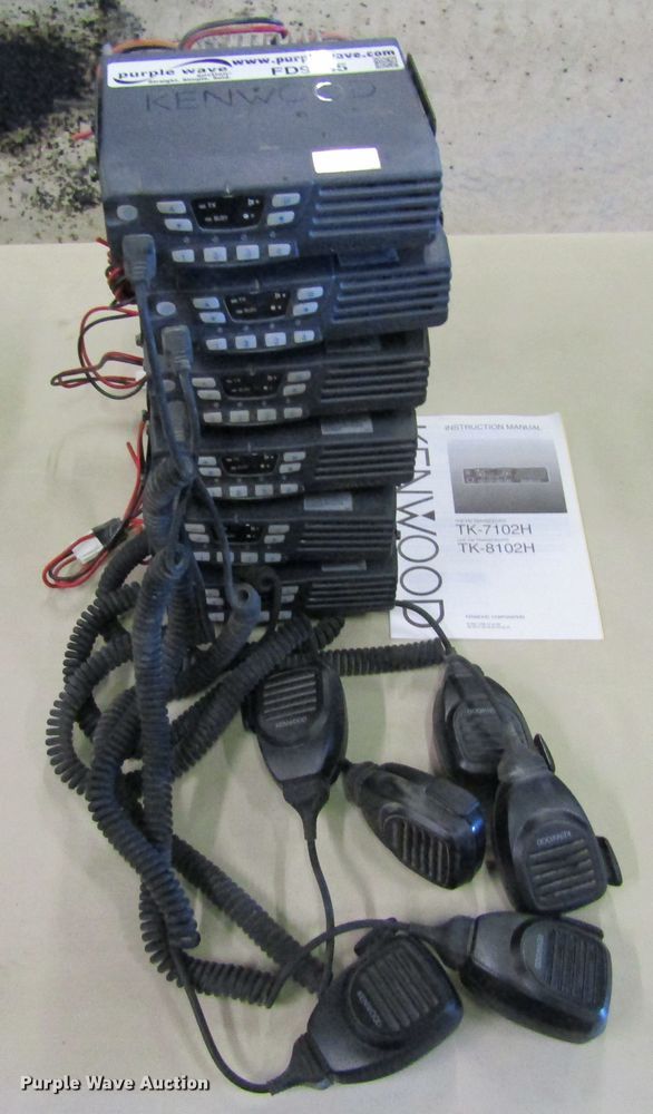 image for item FD9385 (6) Kenwood TK-7102H two way radios