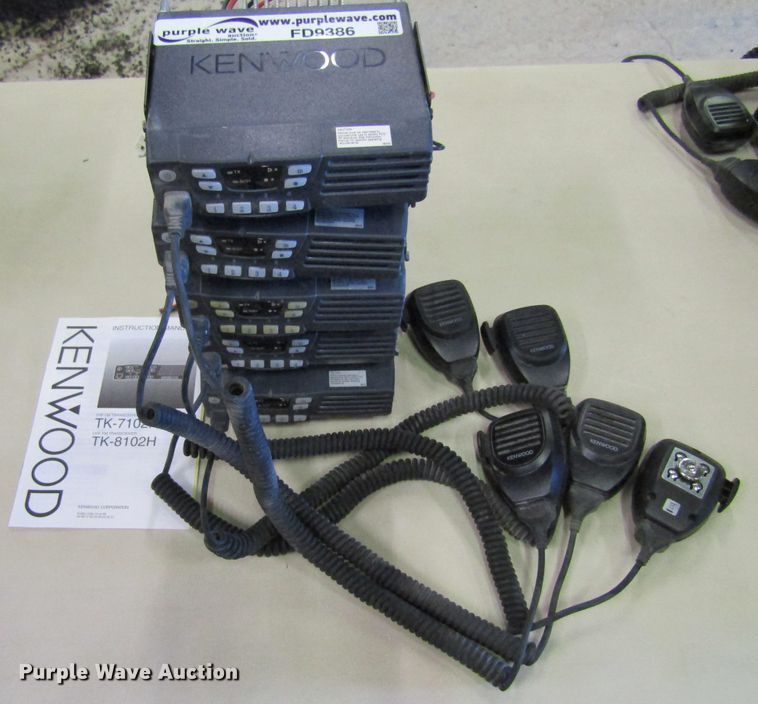 image for item FD9386 (5) Kenwood TK-7102H two way radios