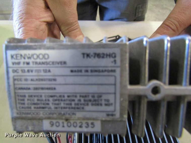 image for item FD9388 (4) Kenwood TK-762HG two way radios