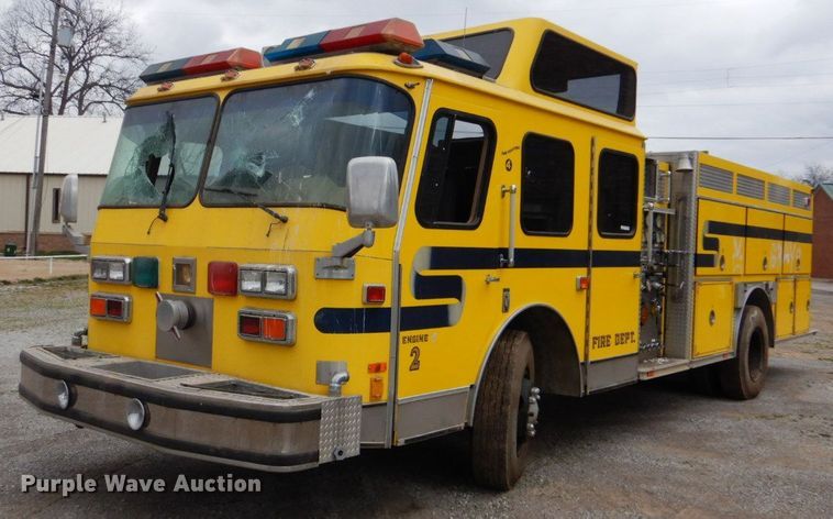 image for item FF9119 1989 Federal Motors pumper fire truck