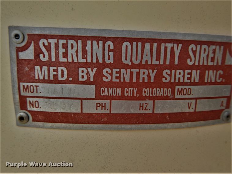 image for item GB9812 (2) Sentry tornado sirens