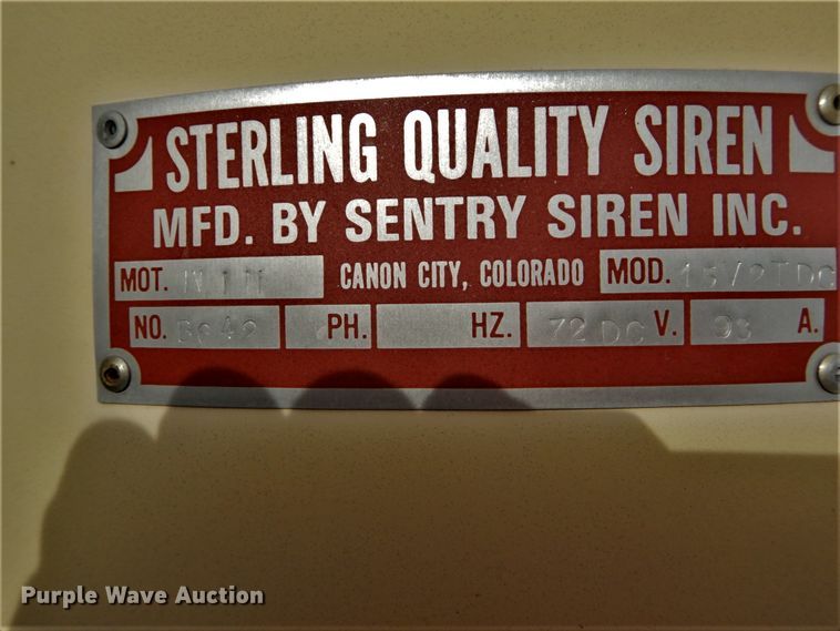 image for item GB9812 (2) Sentry tornado sirens