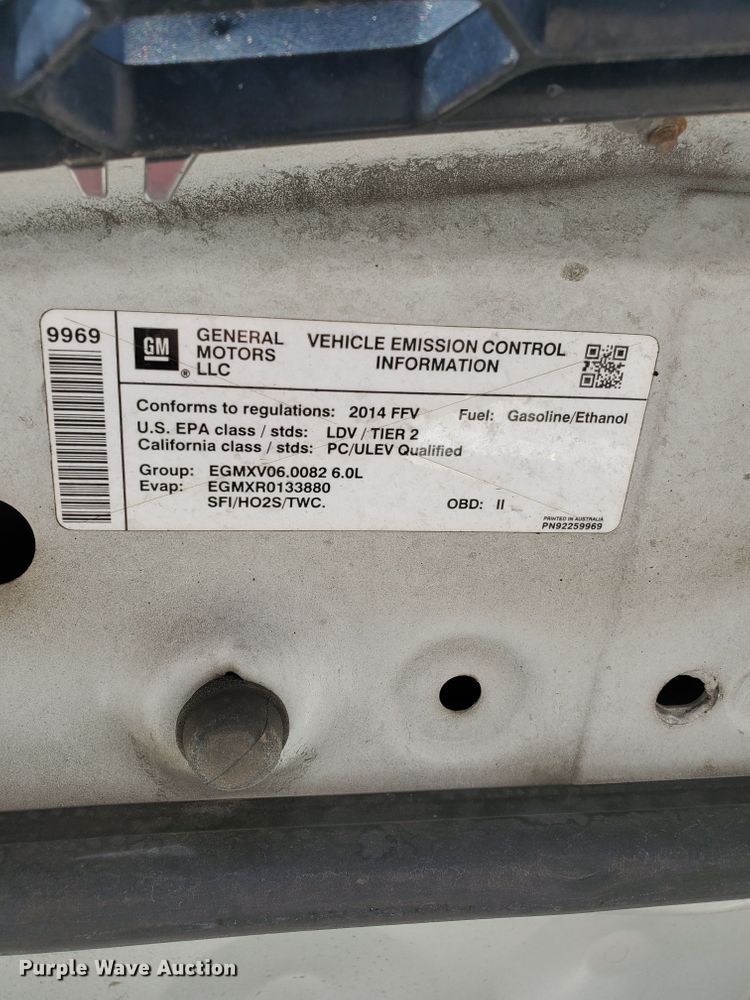 image for item GB9816 2014 Chevrolet Caprice Police