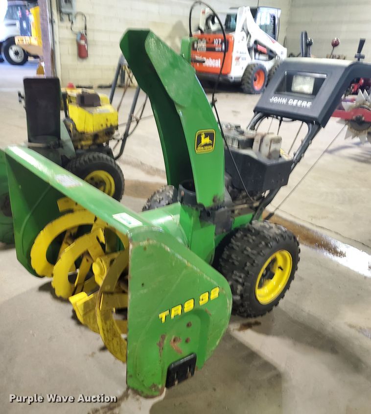 image for item GB9817 (2) John Deere snow blowers