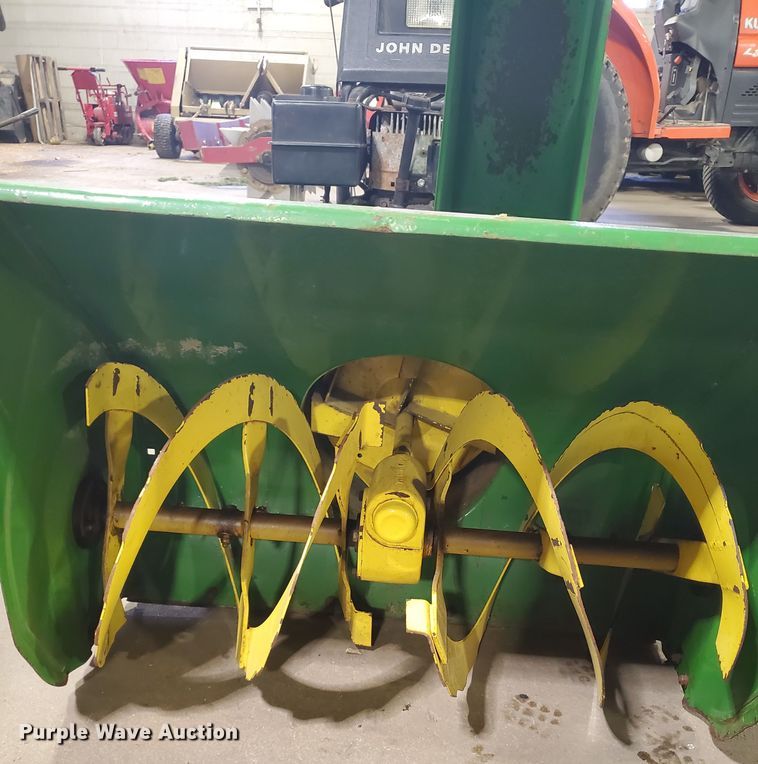 image for item GB9817 (2) John Deere snow blowers