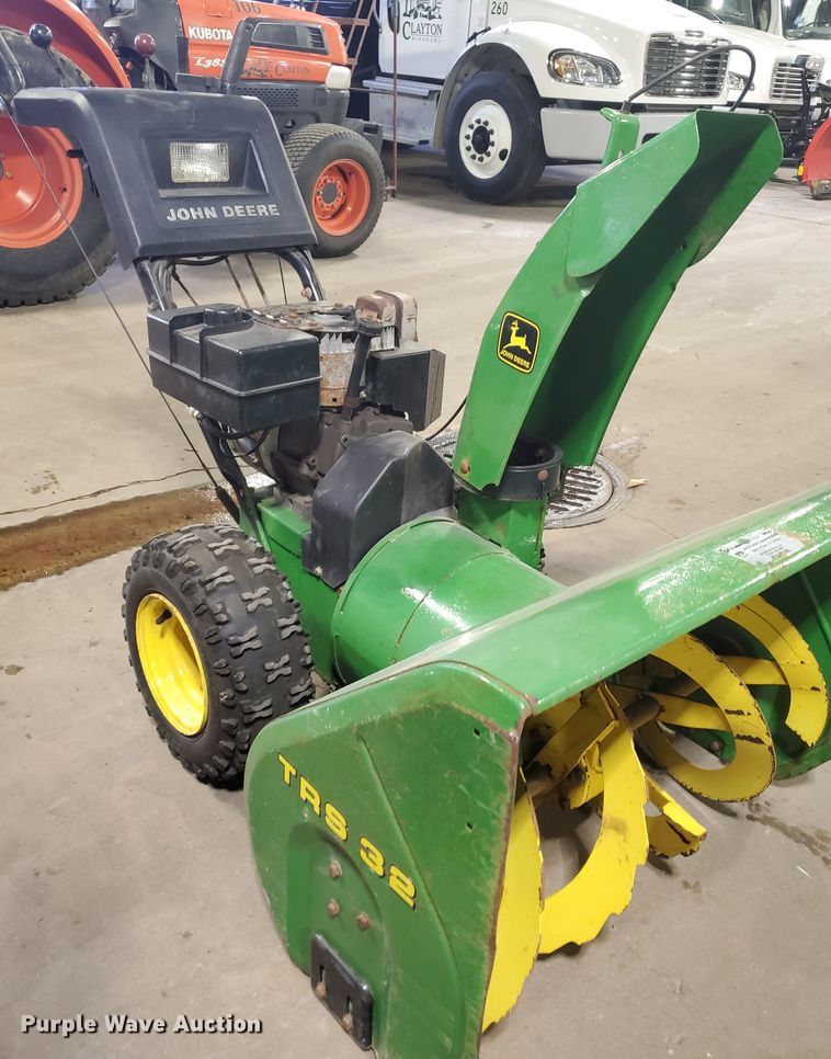 image for item GB9817 (2) John Deere snow blowers