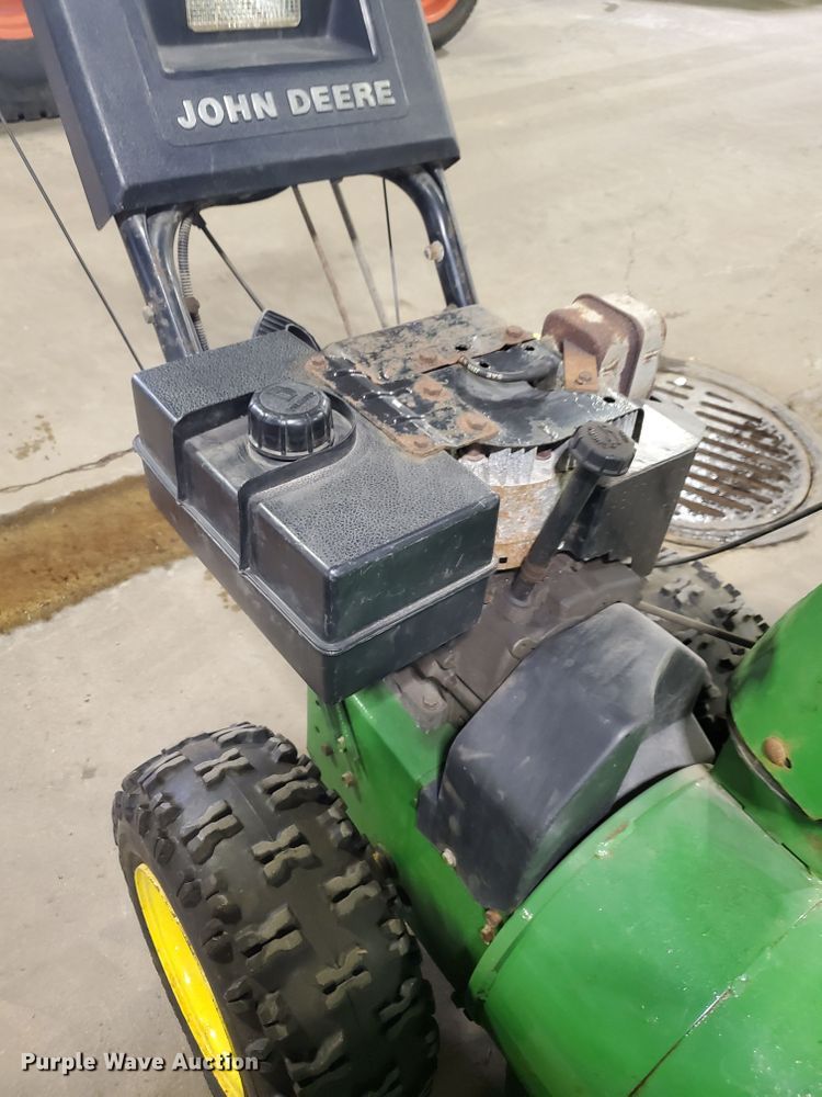 image for item GB9817 (2) John Deere snow blowers