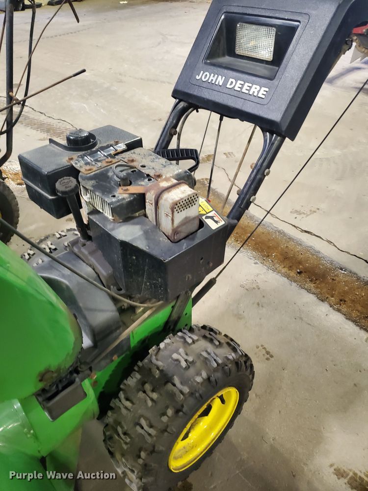 image for item GB9817 (2) John Deere snow blowers