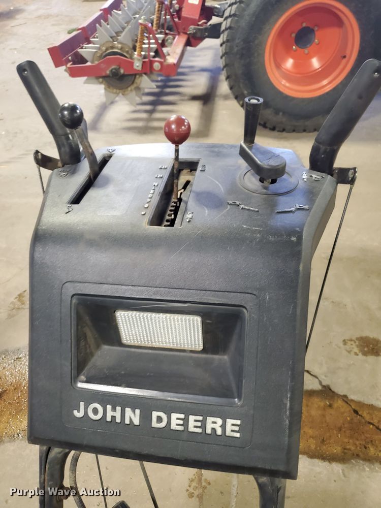 image for item GB9817 (2) John Deere snow blowers