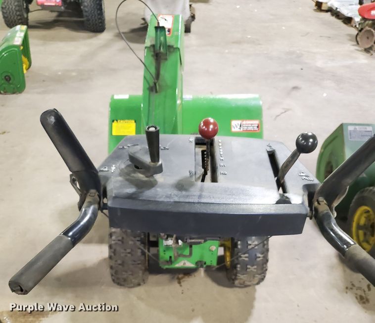 image for item GB9817 (2) John Deere snow blowers