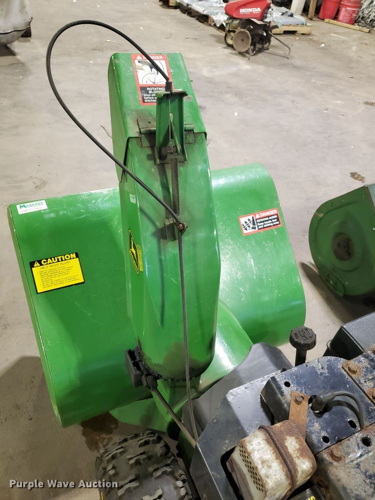 image for item GB9817 (2) John Deere snow blowers