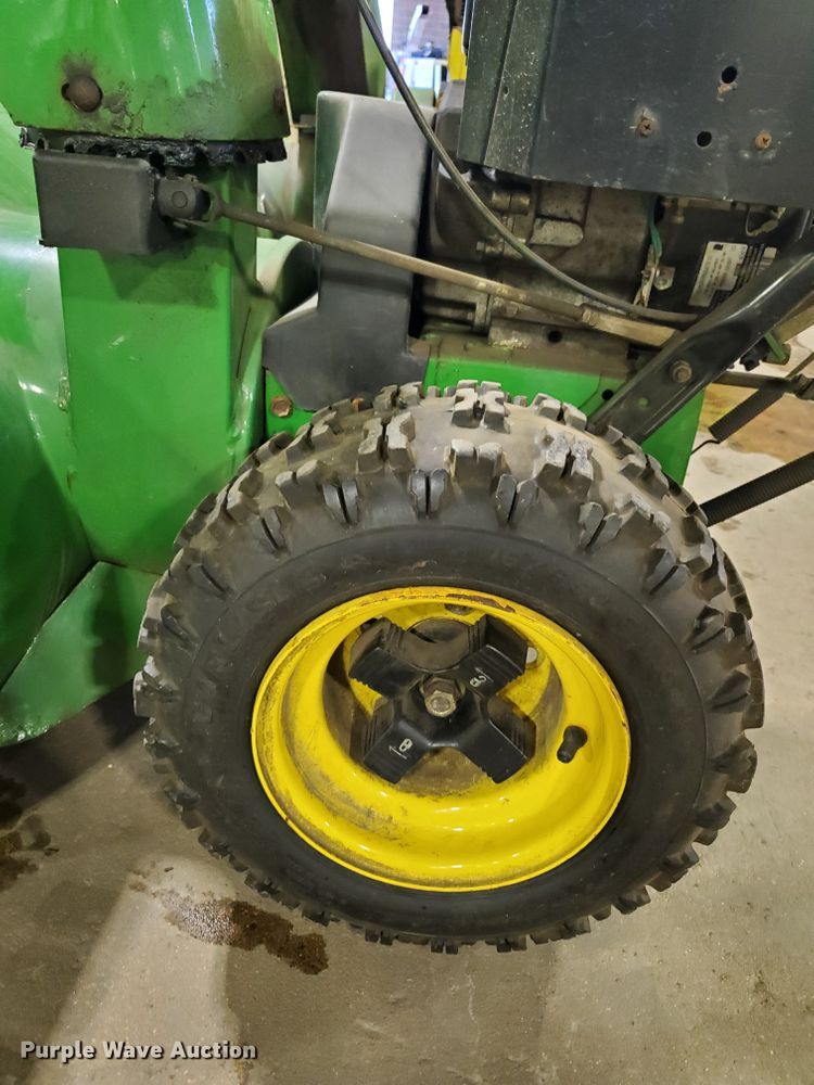 image for item GB9817 (2) John Deere snow blowers