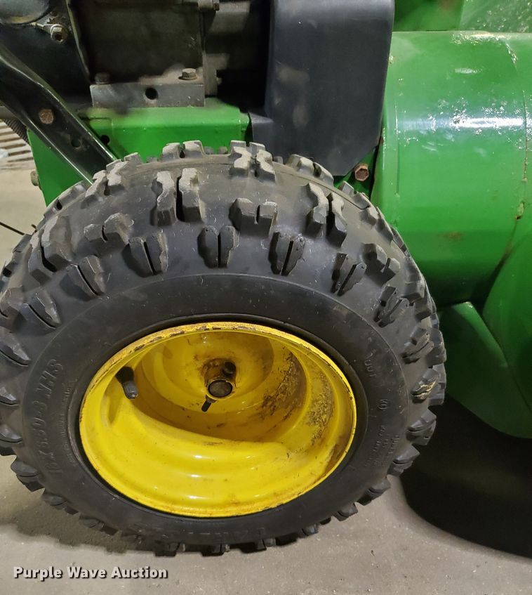 image for item GB9817 (2) John Deere snow blowers