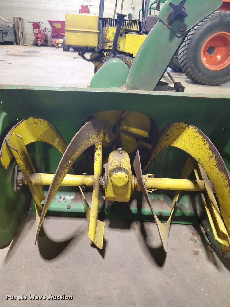 image for item GB9817 (2) John Deere snow blowers
