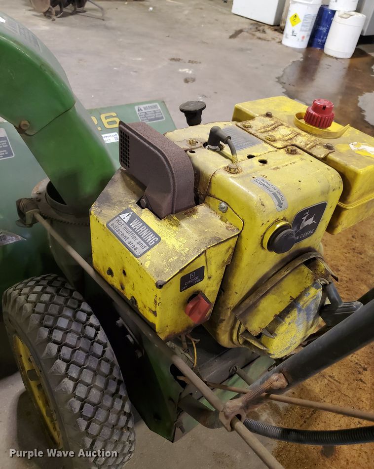 image for item GB9817 (2) John Deere snow blowers