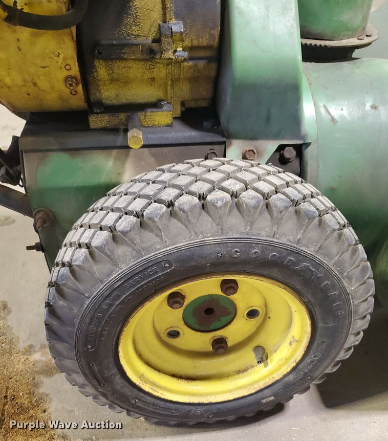 image for item GB9817 (2) John Deere snow blowers