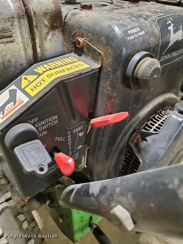 image for item GB9817 (2) John Deere snow blowers