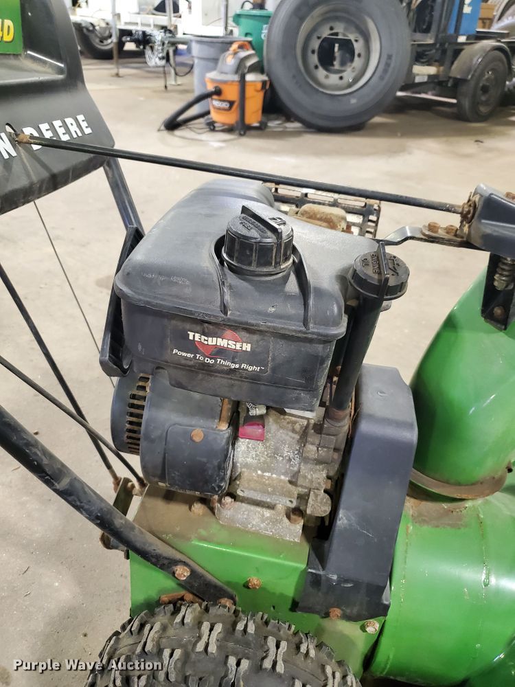 image for item GB9818 (2) John Deere 724D snow blowers