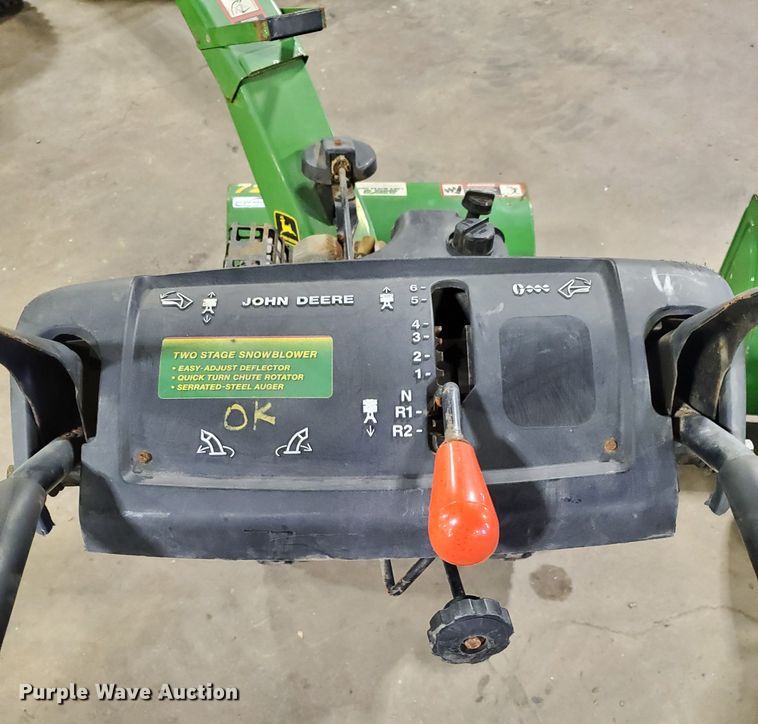 image for item GB9818 (2) John Deere 724D snow blowers