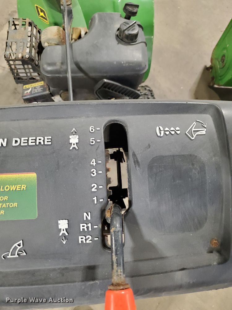 image for item GB9818 (2) John Deere 724D snow blowers