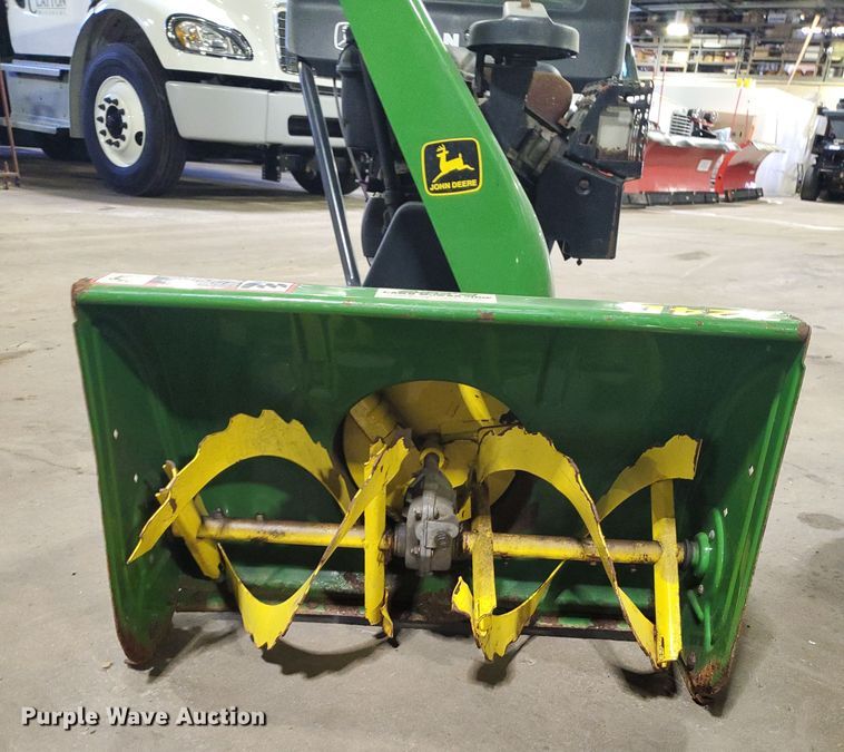 image for item GB9818 (2) John Deere 724D snow blowers