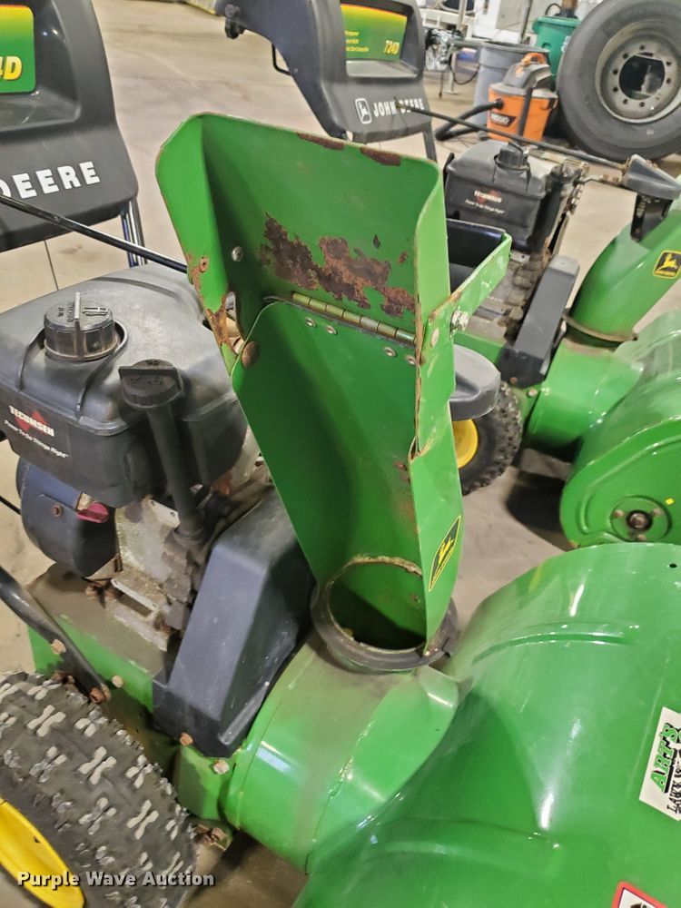 image for item GB9818 (2) John Deere 724D snow blowers