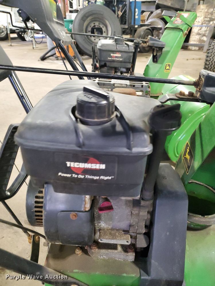 image for item GB9818 (2) John Deere 724D snow blowers