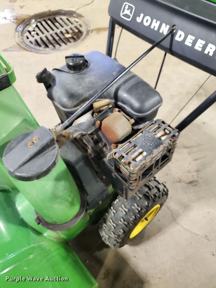 image for item GB9818 (2) John Deere 724D snow blowers