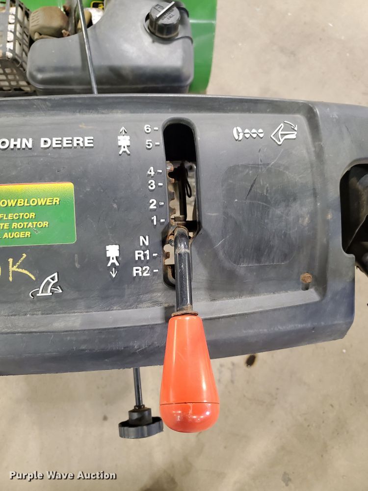 image for item GB9818 (2) John Deere 724D snow blowers
