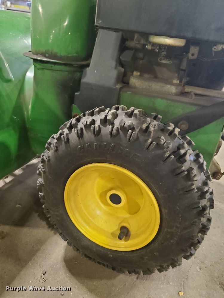 image for item GB9818 (2) John Deere 724D snow blowers
