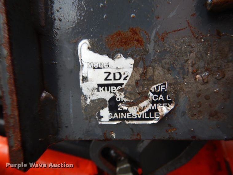 image for item GC9459 Kubota ZD21 ZTR lawn mower