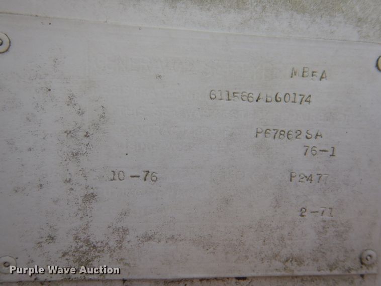 image for item GD9095 1976 Libby Welding Co. MB5A light plant