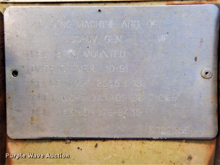 image for item GD9097 1992 Hobart & Sons generator