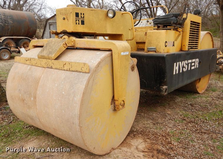 image for item GE9247 Hyster C350A double drum vibratory roller