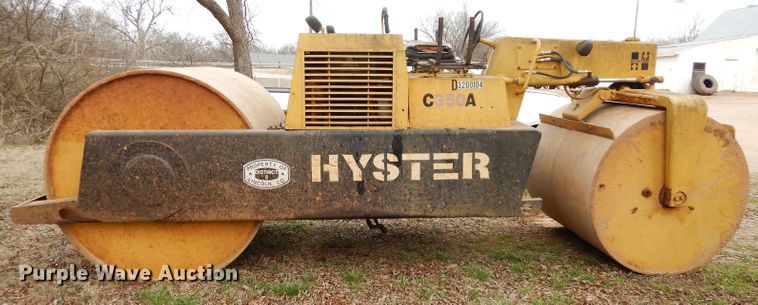 image for item GE9247 Hyster C350A double drum vibratory roller