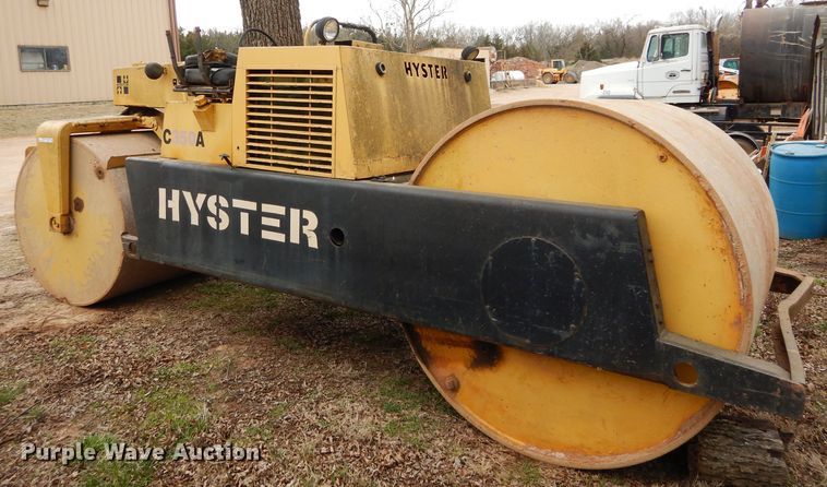 image for item GE9247 Hyster C350A double drum vibratory roller