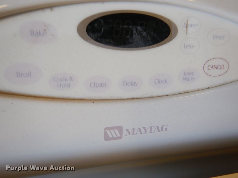 image for item GL9530 Maytag four burner electric oven