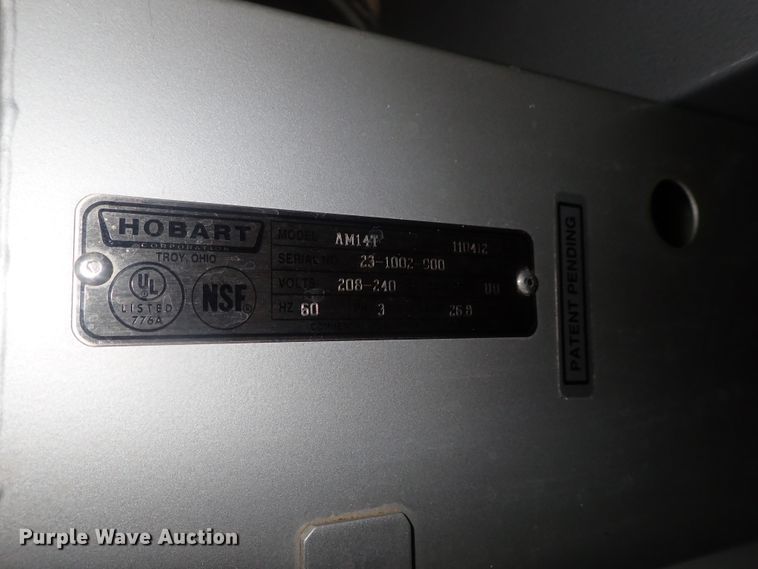 image for item GQ9999 Hobart AM14T dishwasher