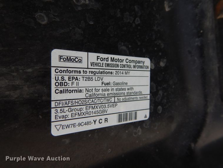 image for item GT9726 2014 Ford Taurus Police Interceptor