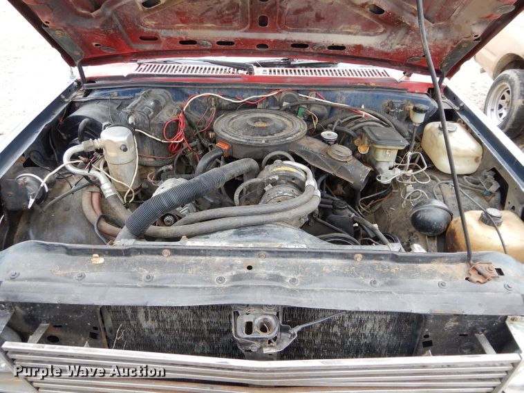 image for item GT9746 1985 Chevrolet S10 pickup truck