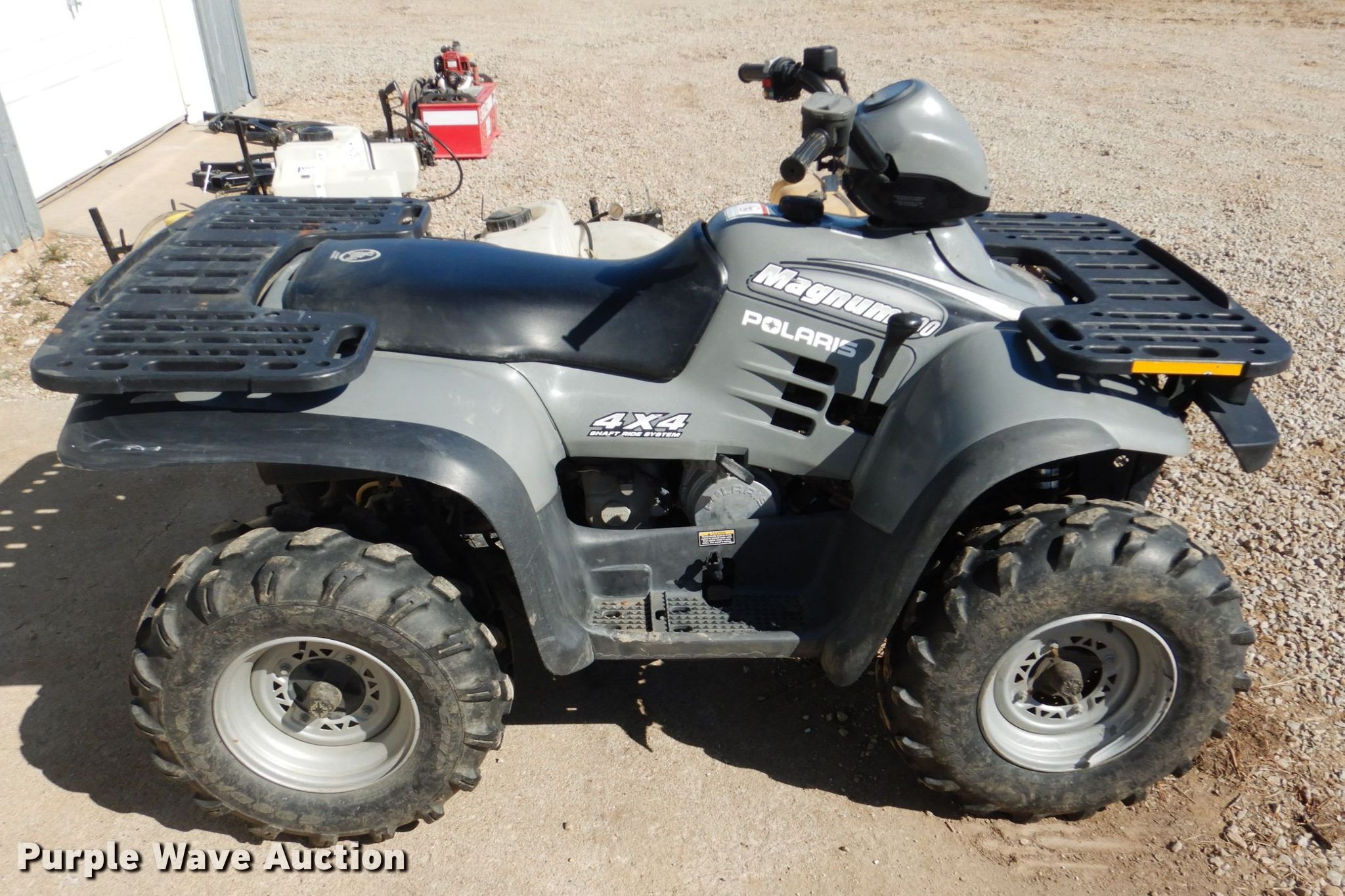2002 Polaris Magnum 500 ATV in Bunker Hill, KS Item DF7397 sold