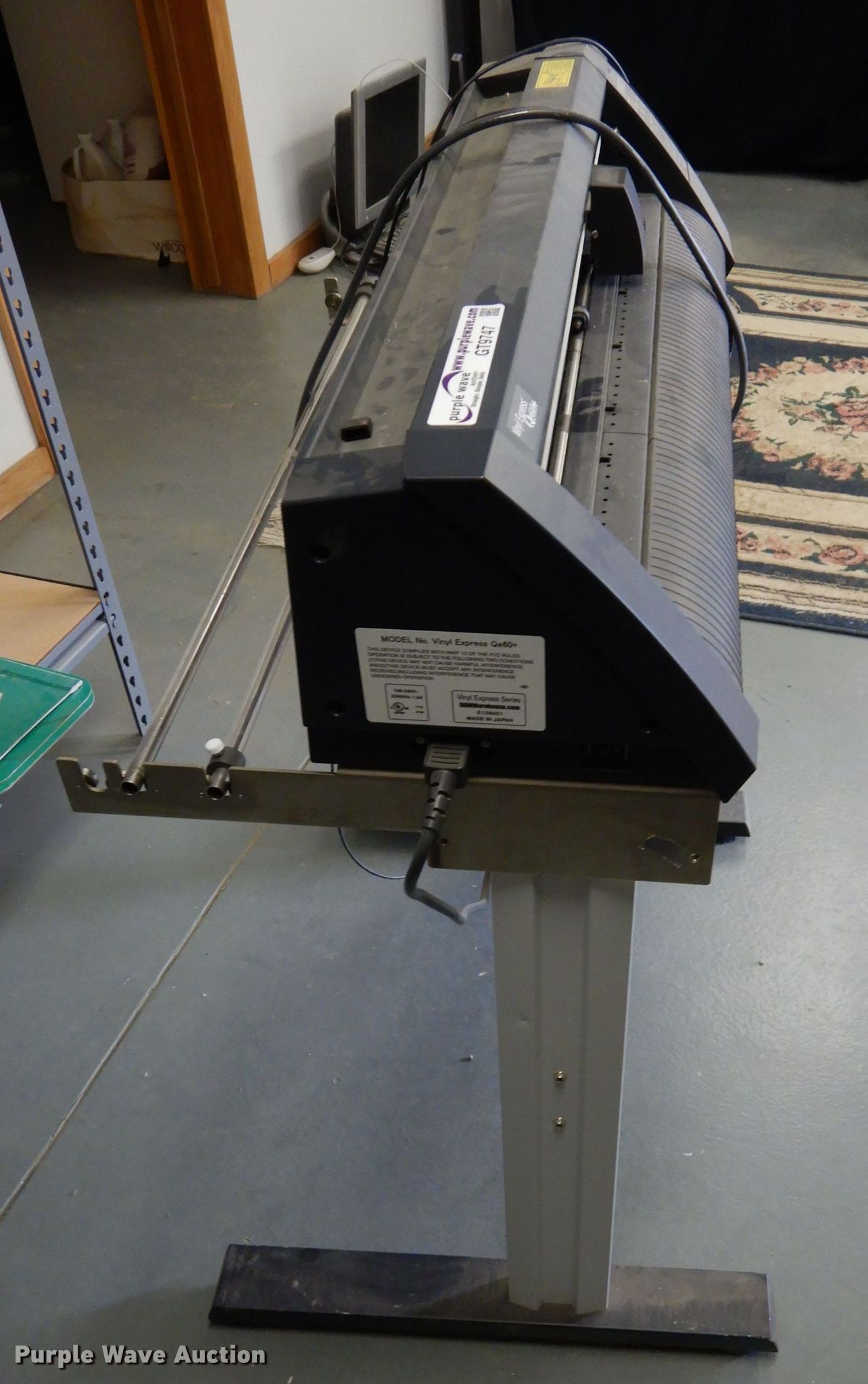 Vinyl Express QE60 vinyl plotter in Eureka, KS Item GT9747 sold