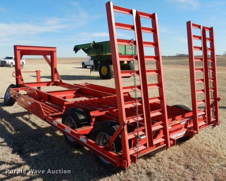 image for item DF7378 2012 Donahue EXG-180 windrower trailer